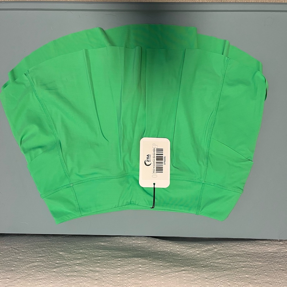 ZYIA Vibrant Green Activewear Skirt
